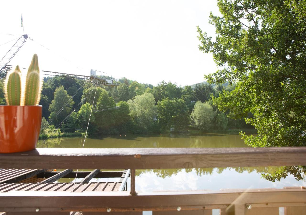 Brauhaus Am See Oberthulba Kültér fotó