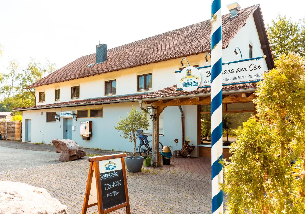 Brauhaus Am See Oberthulba Kültér fotó